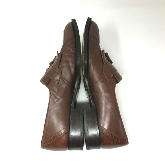 Bally Kiltie Tassel Loafer Mens Size 10 D Brown Leather Slip On Dress Shoe Berzo main image 7
